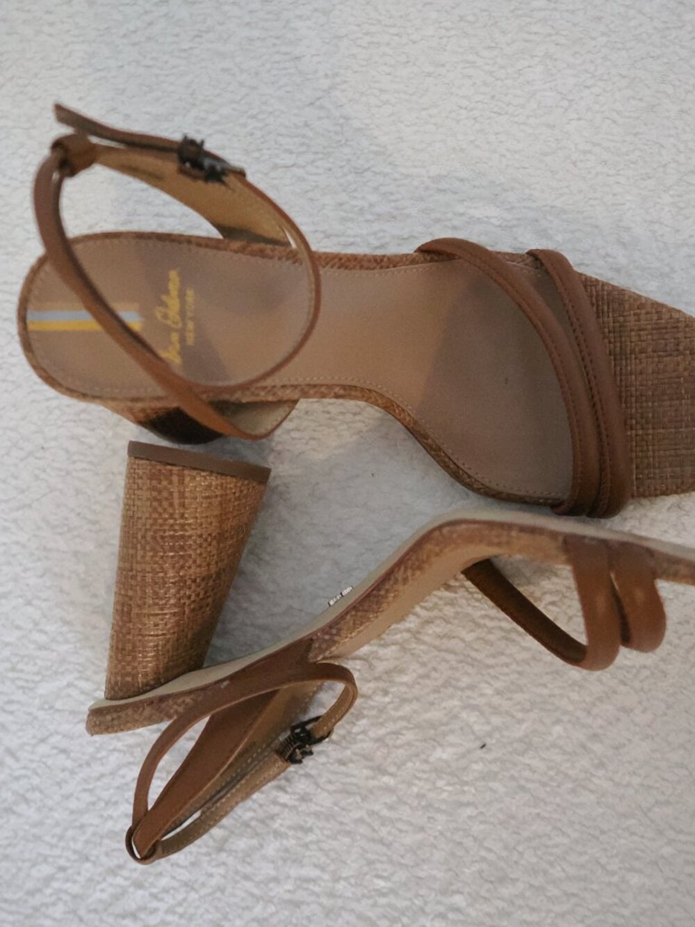 Sam Edelman | Kia Block Heel Brown Sandals - Picture 3 of 6